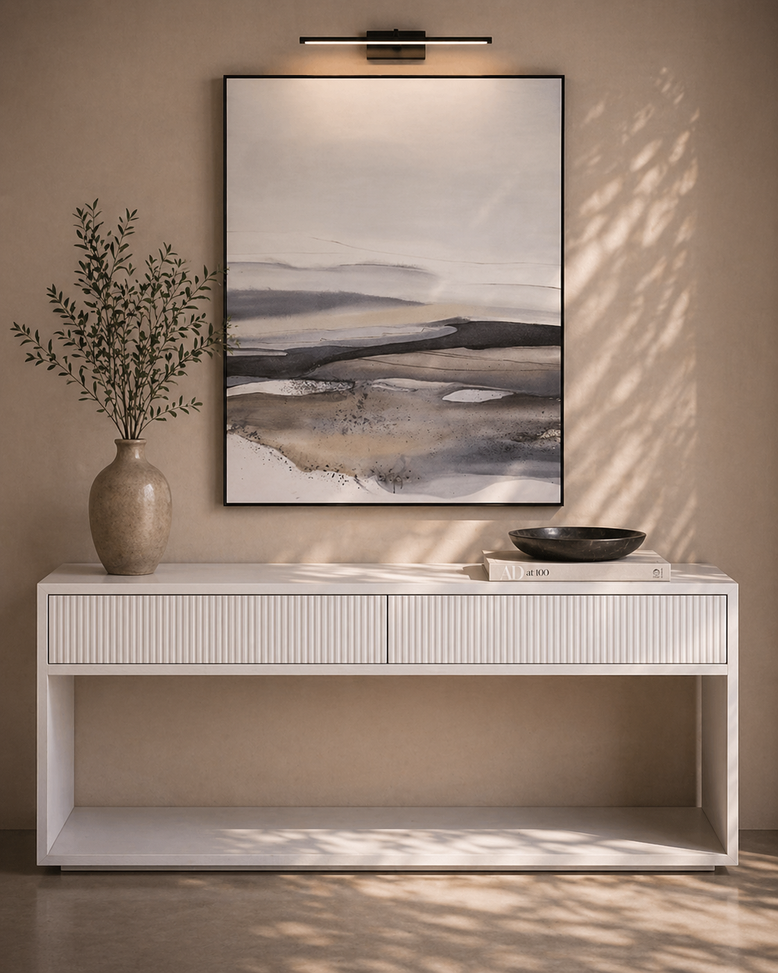 Tommy Franks Costine Console Table - White   Nicholas John Interiors