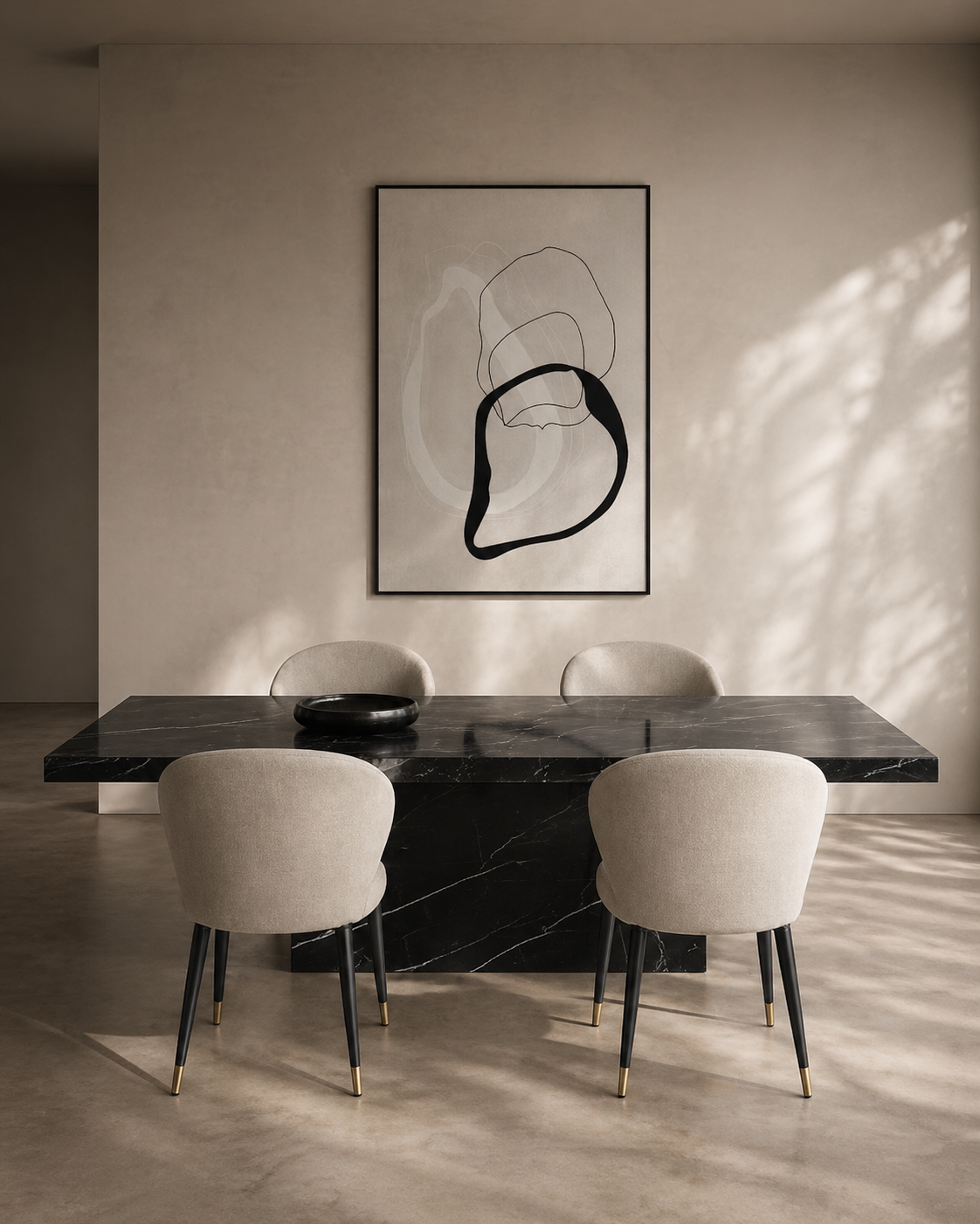 Line up - Oil painting   Nicholas John Interiors