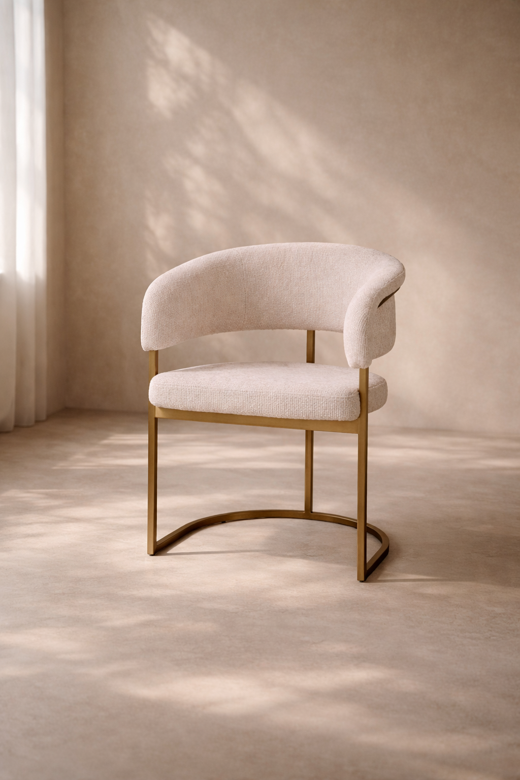 Tommy Franks Clemont Dining Chair - Cream