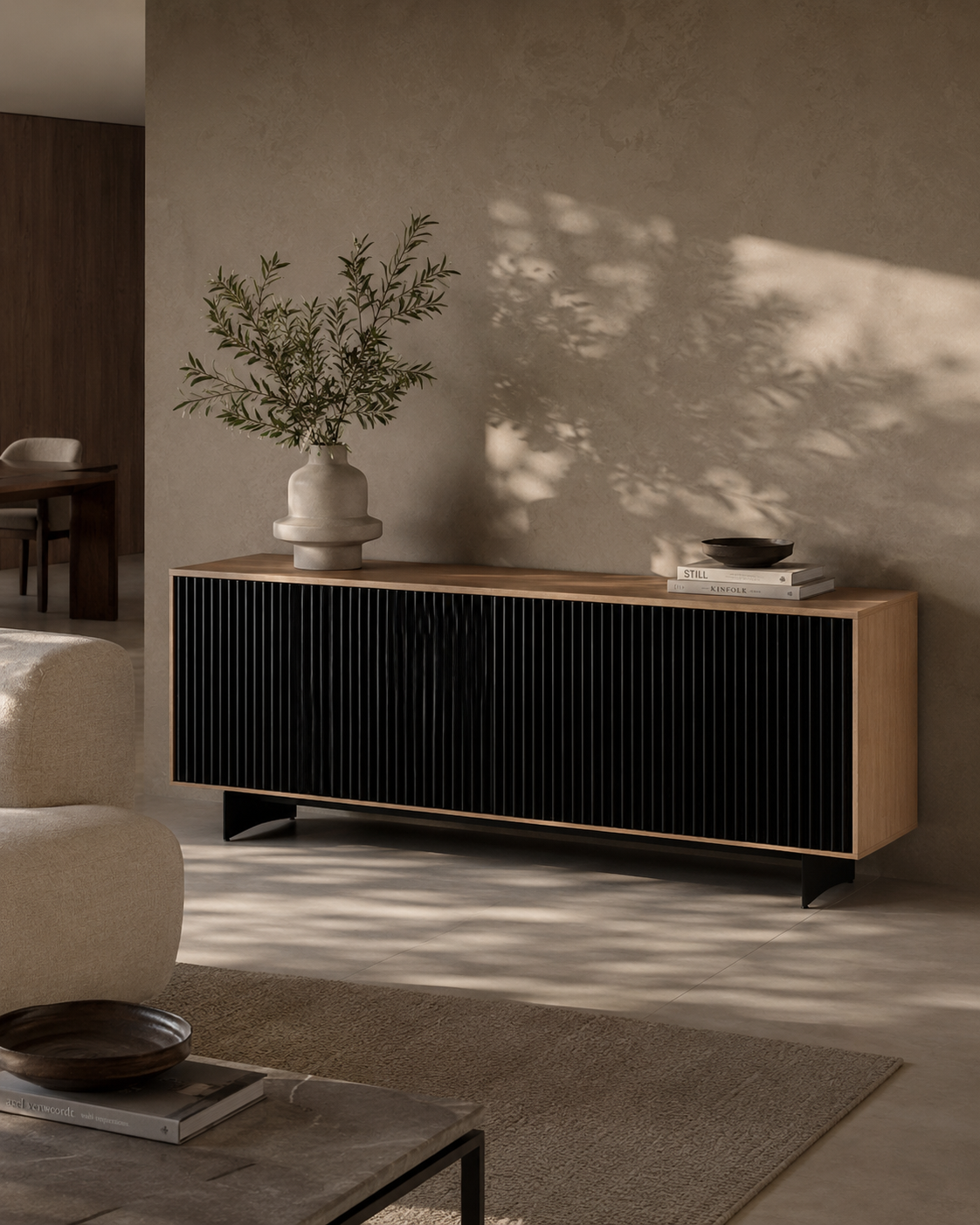 Tommy Franks Costine Buffet in Ash Oak   Nicholas John Interiors