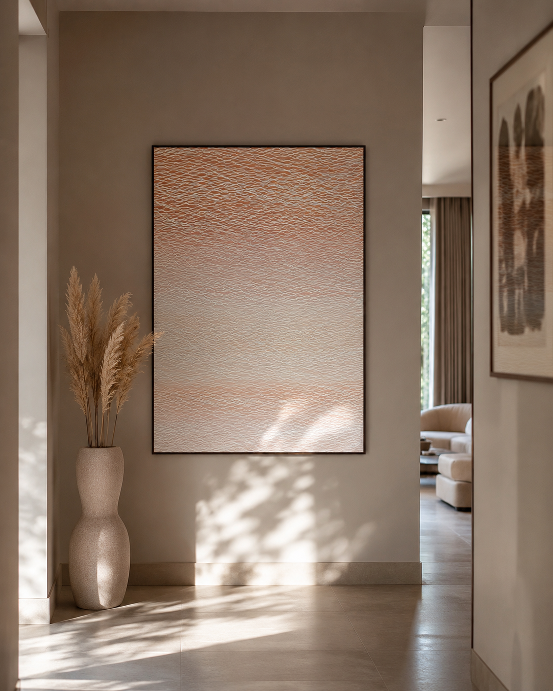 Tommy Franks Pink Dust Wall Art   Nicholas John Interiors
