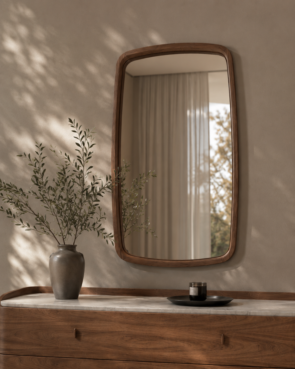 Tommy Franks Vertu Mirror   Nicholas John Interiors