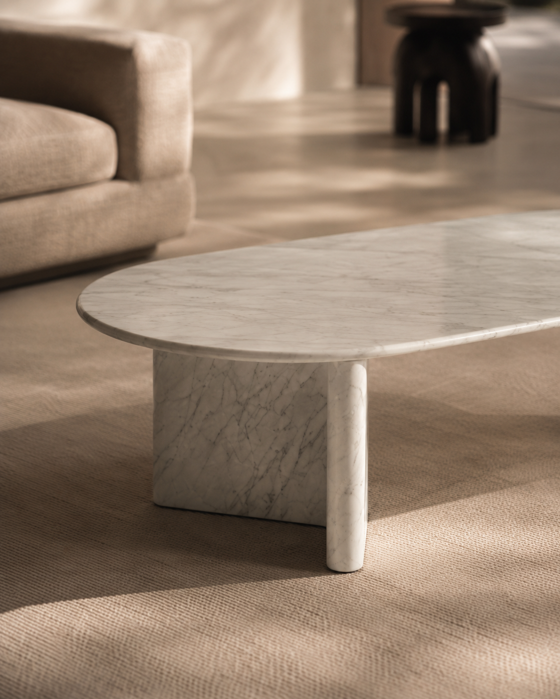 Tommy Franks Frieda Marble Coffee Table   Nicholas John Interiors