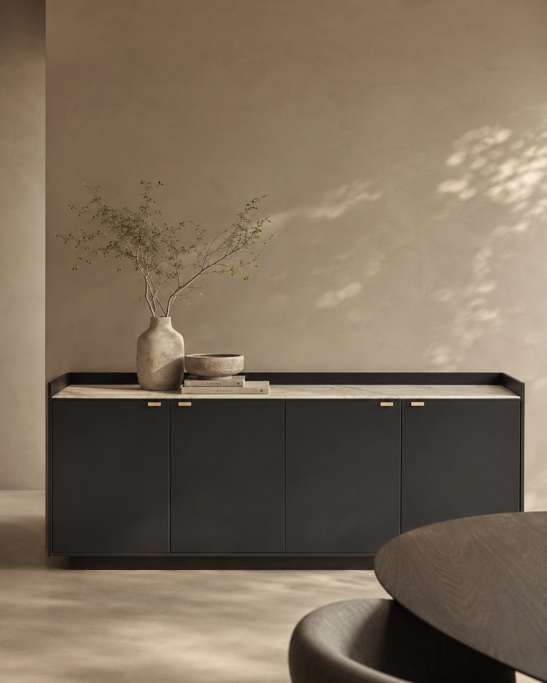 Tommy Franks Saviour Buffet - Anthracite   Nicholas John Interiors