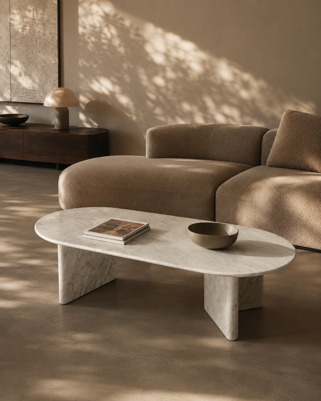 Tommy Franks Frieda Marble Coffee Table   Nicholas John Interiors