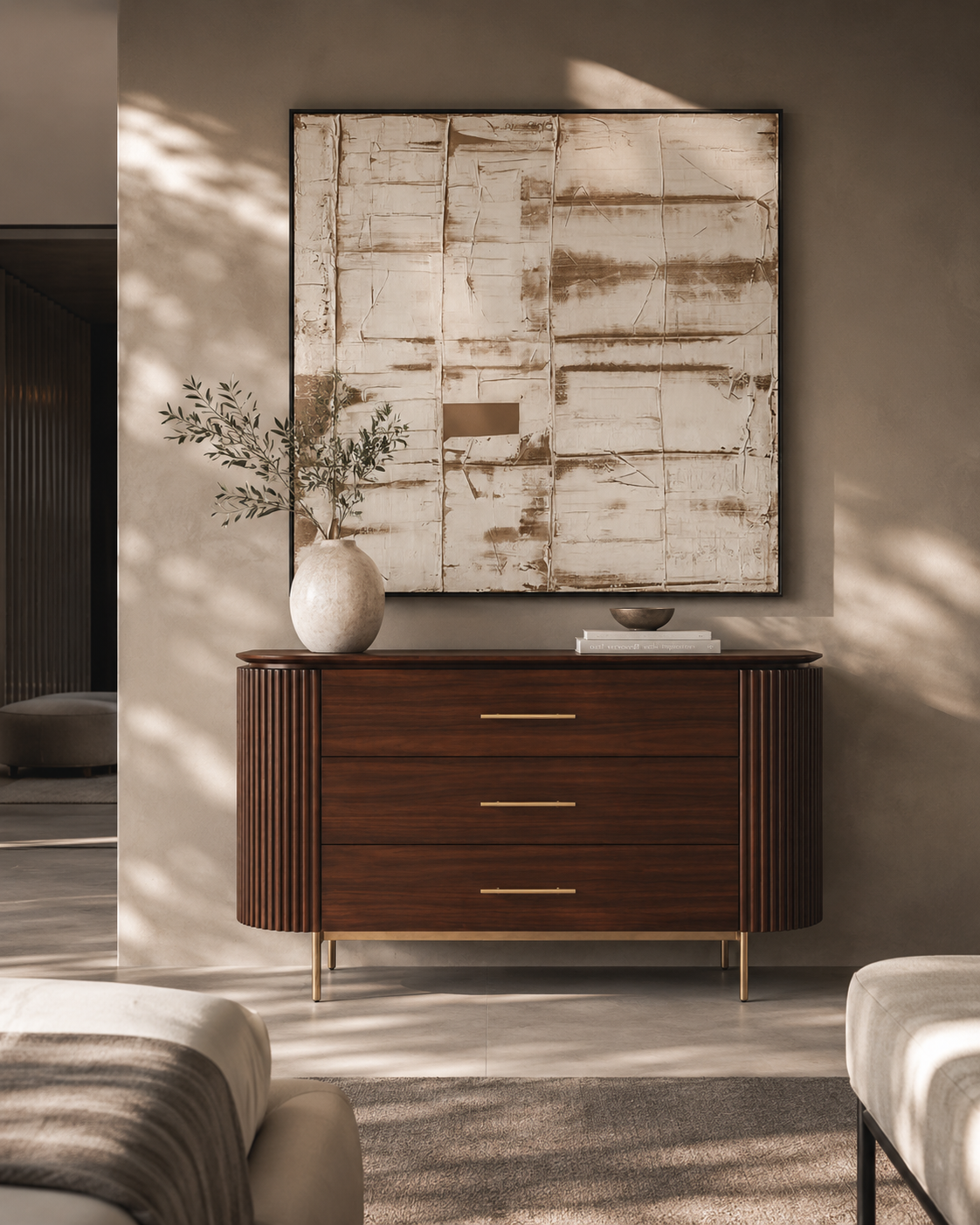 Tommy Franks Fracture Painting   Nicholas John Interiors
