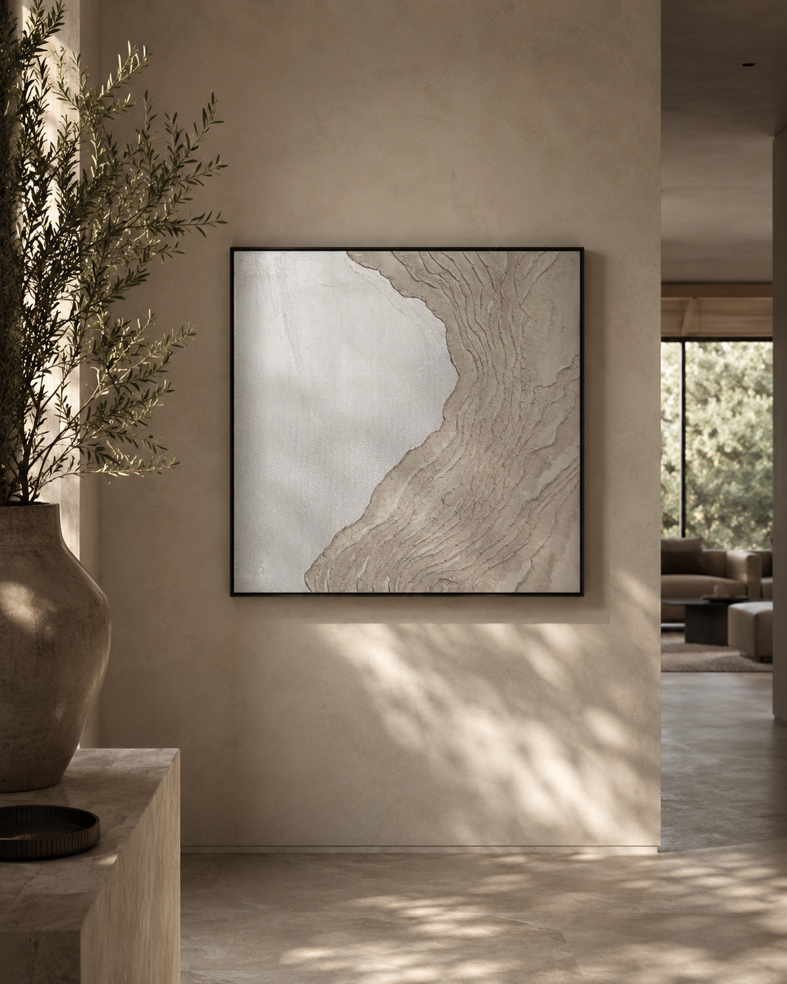 Tommy Franks Gilded I Artwork   Nicholas John Interiors