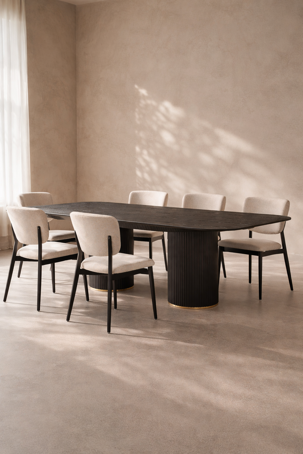 Fluttuare Dining Chair - Ivory   Nicholas John Interiors