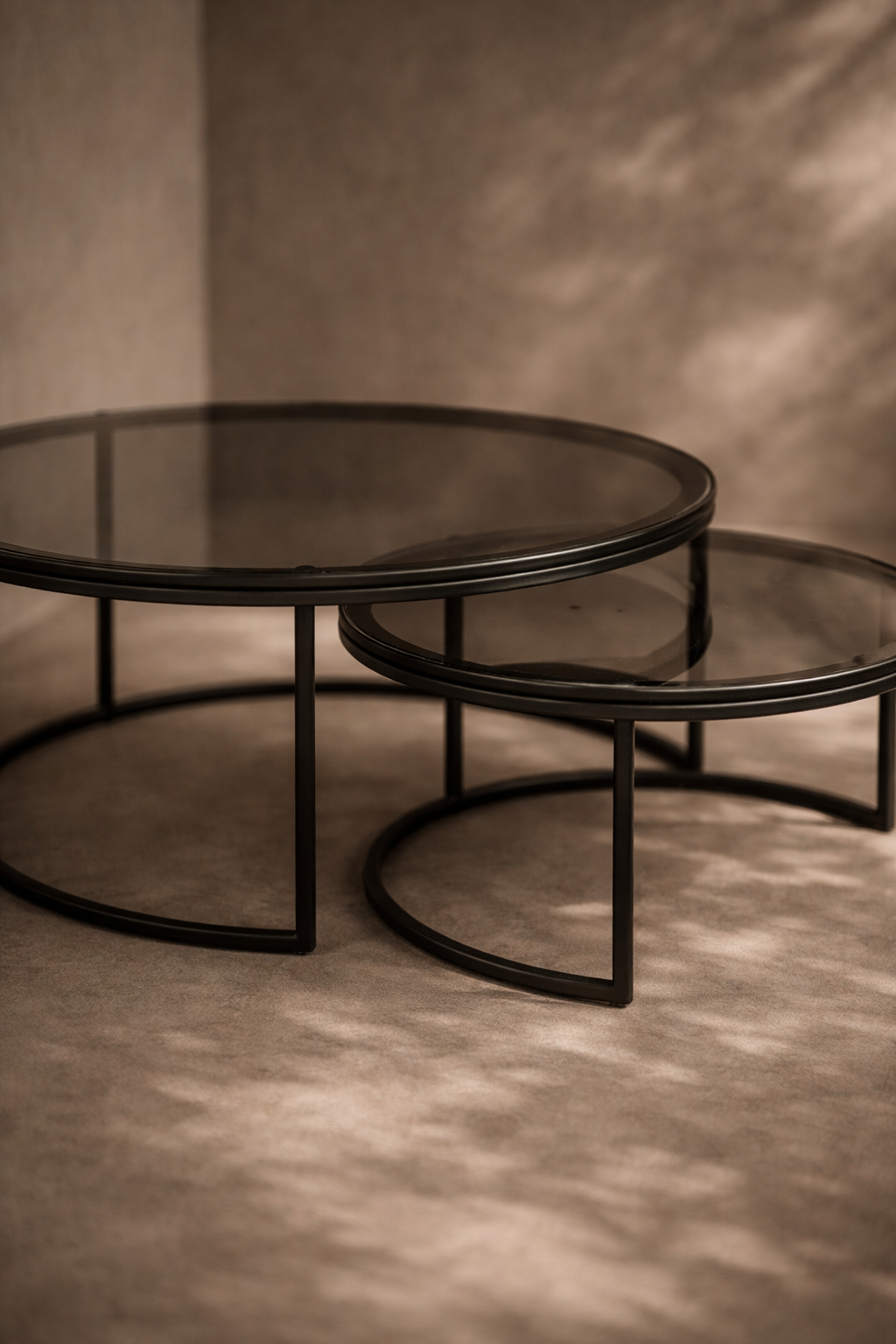 Tommy Franks Wheel Large Coffee Table in Glass   Nicholas John Interiors
