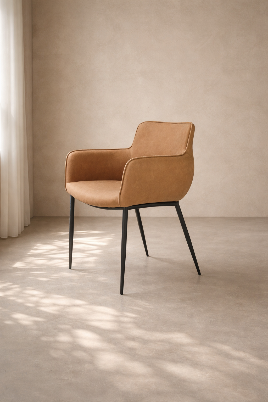 Kim Dining Chair - Cognac   Nicholas John Interiors