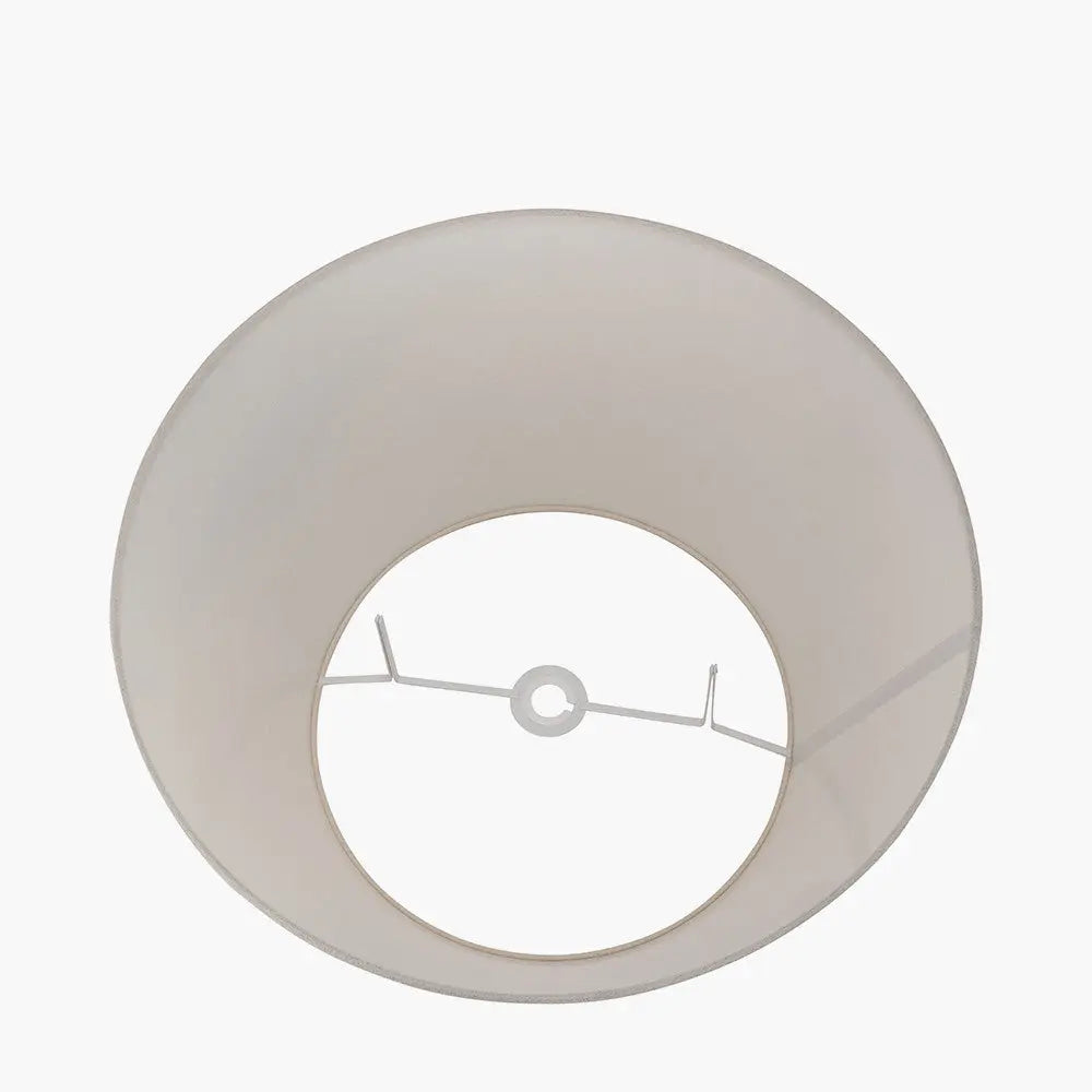 Coast 55cm Cream Calico Tapered Lampshade   Nicholas John Interiors