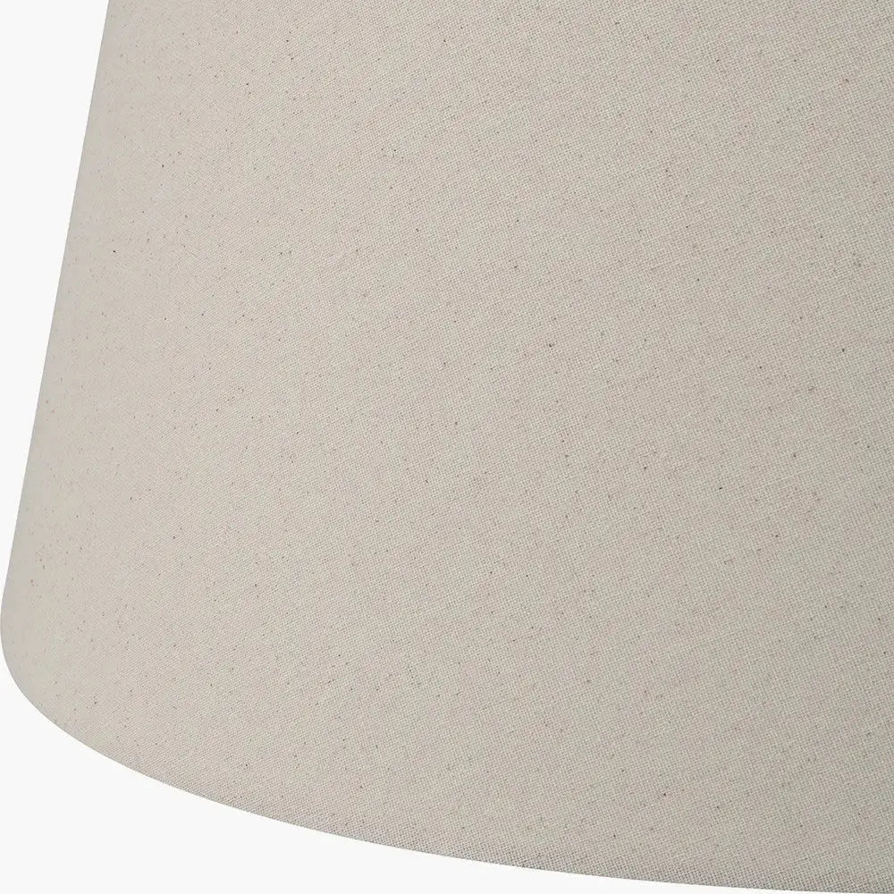 Coast 60cm Cream Calico Tapered Lampshade   Nicholas John Interiors