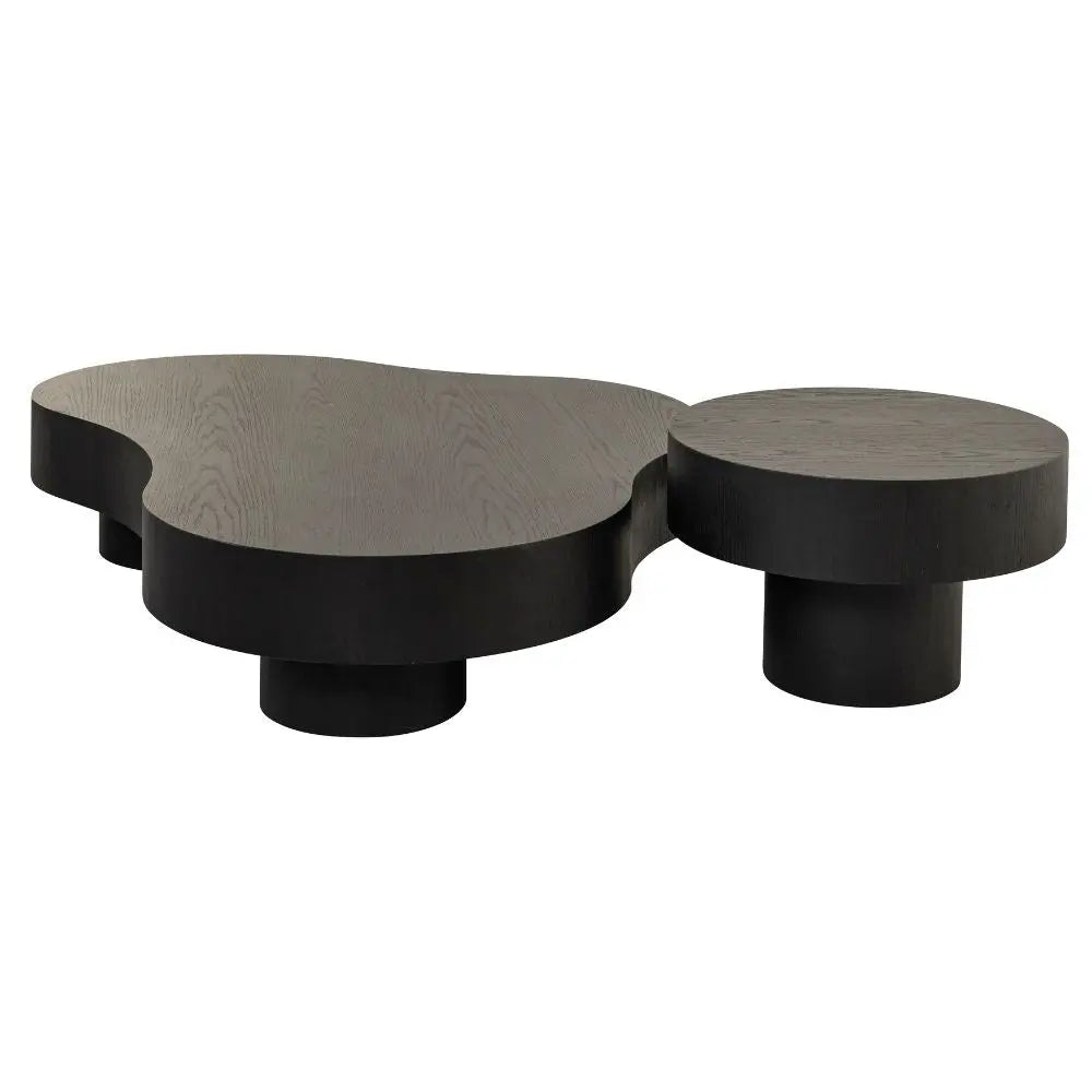 Coffee Table Bogor Set of 2 Dark Coffee