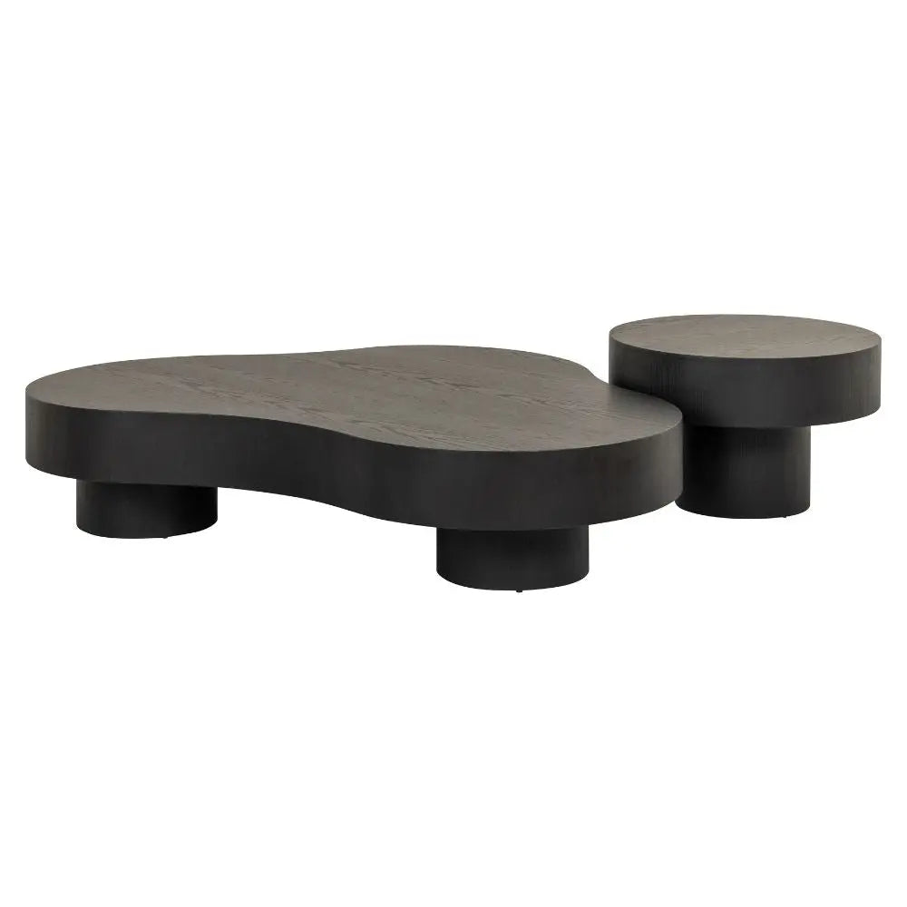 Coffee Table Bogor Set of 2 Dark Coffee