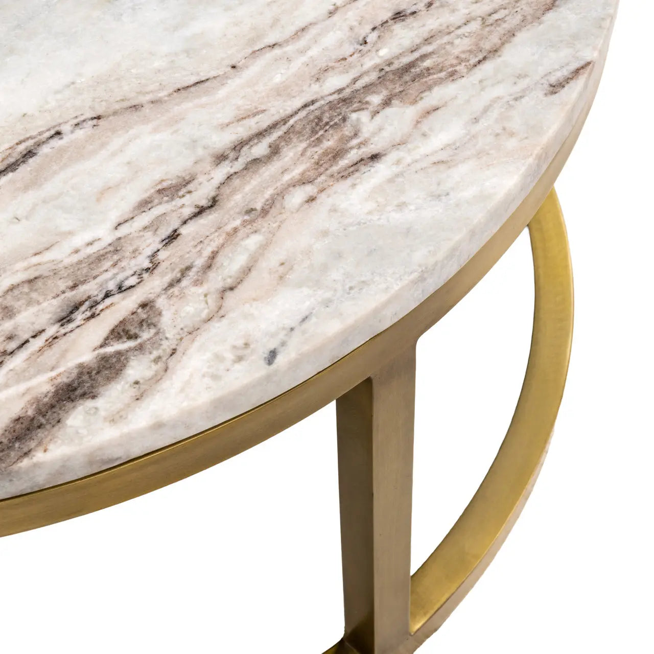 Richmond Interiors Bottega Blush Beige Coffee Table (Set of 2)   Nicholas John Interiors