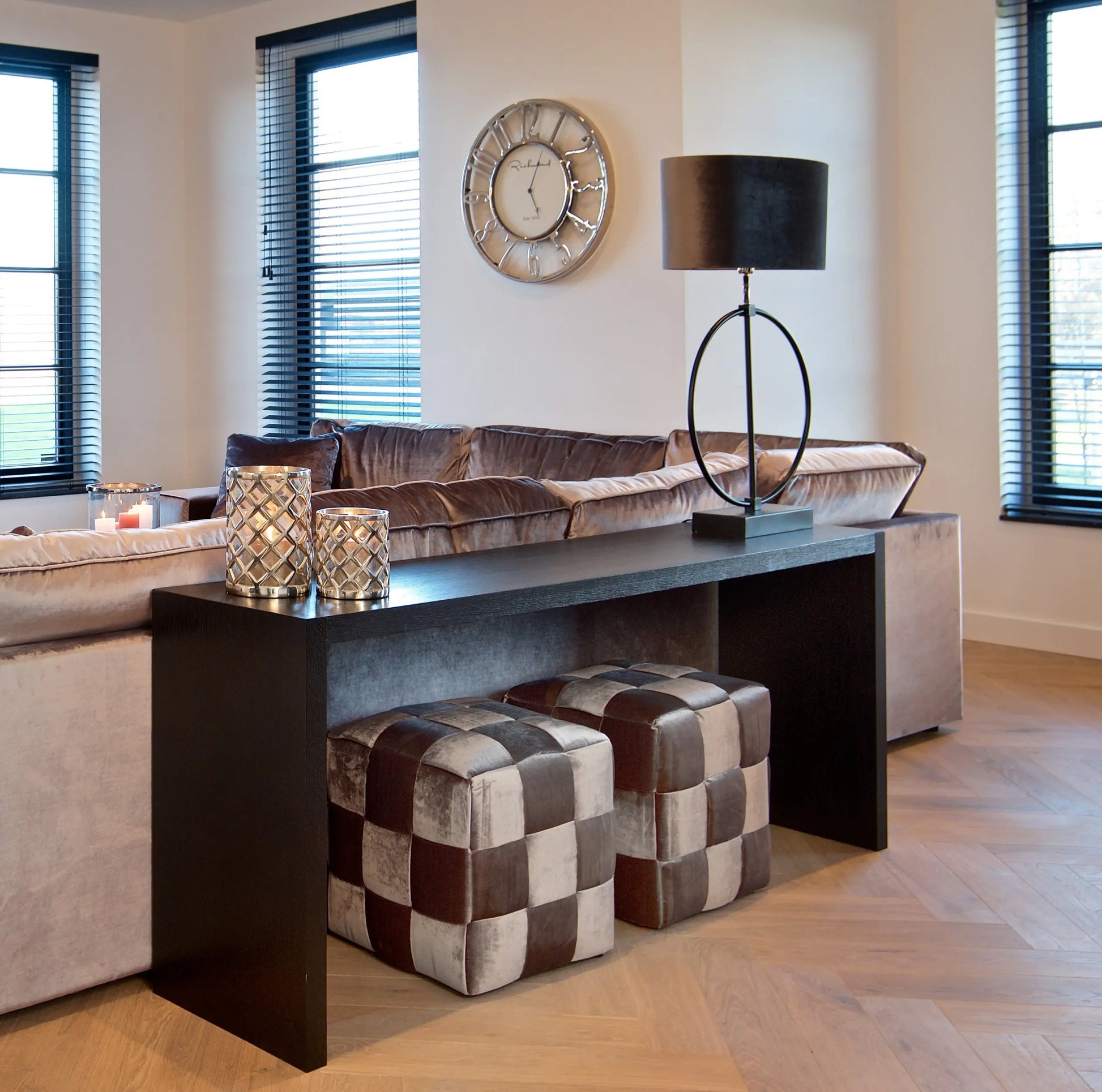 Console Oakura black   Nicholas John Interiors