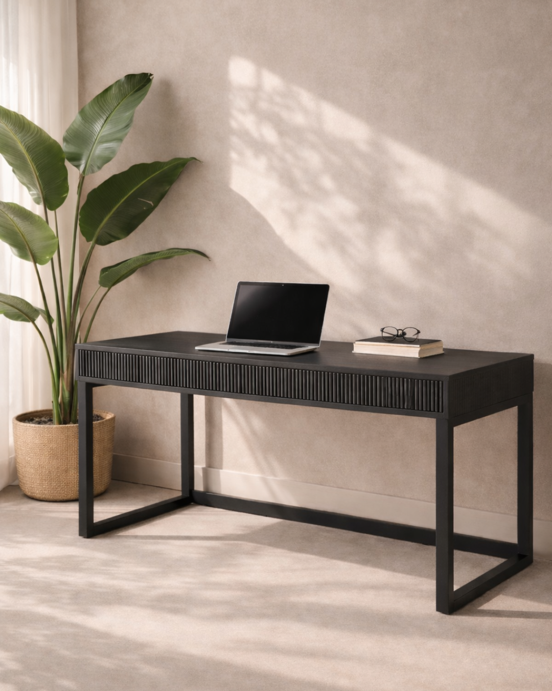 Costine Desk - Black   Nicholas John Interiors
