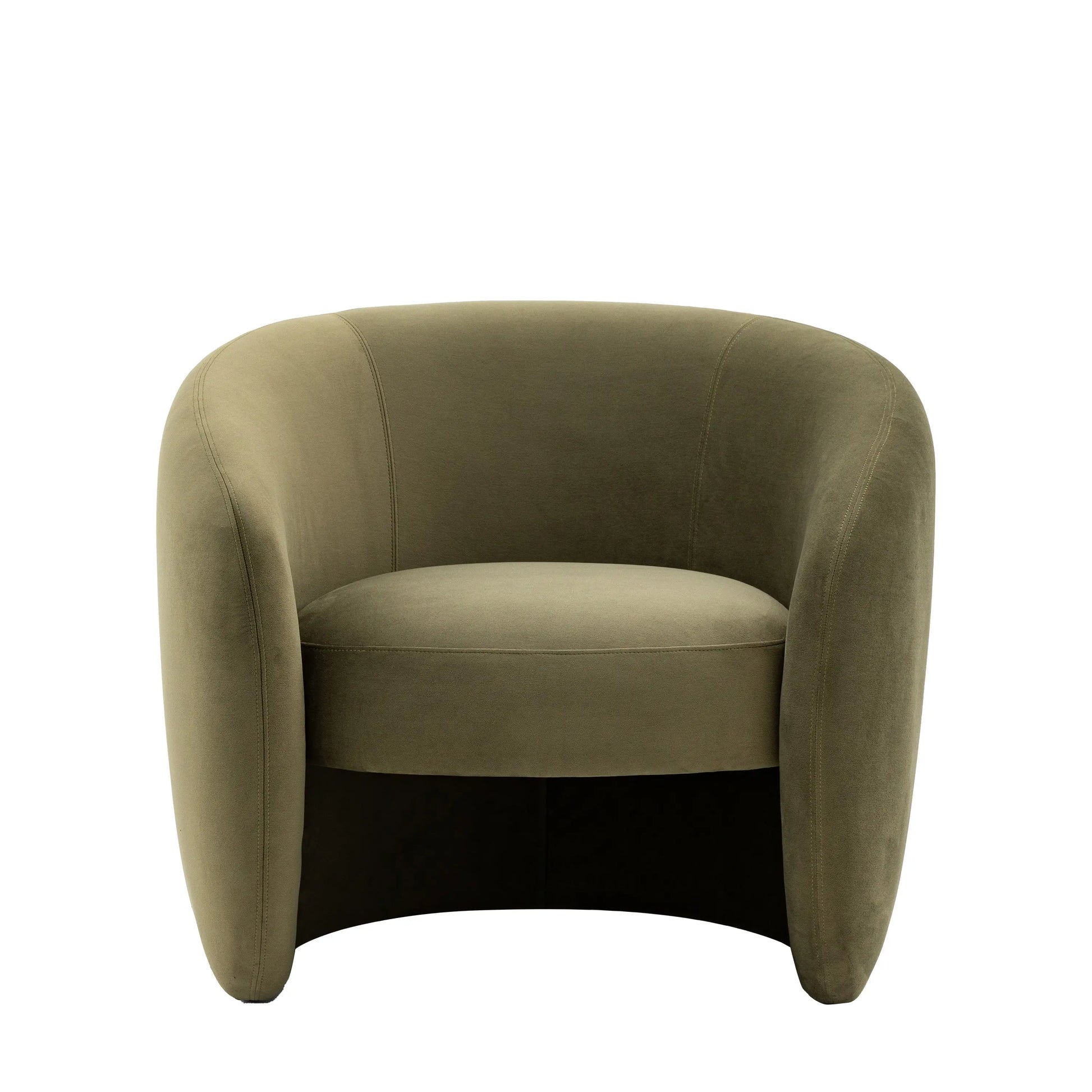 Cove Armchair Moss Green   Nicholas John Interiors