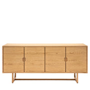 Crafton 4 Door Sideboard in Natural Oak  Nicholas John Interiors