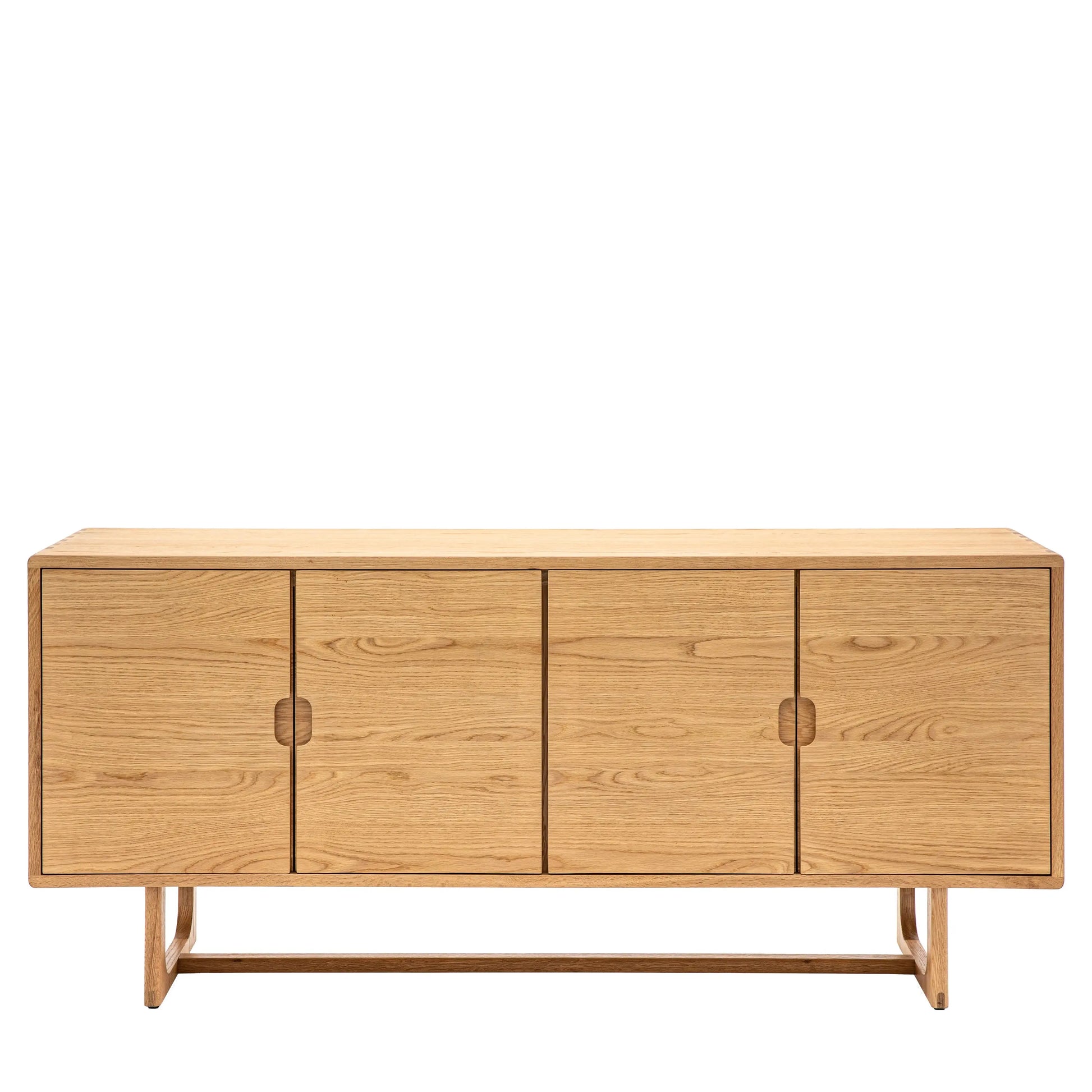 Crafton 4 Door Sideboard in Natural Oak  Nicholas John Interiors