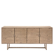 Crafton 4 Door Sideboard in Smoked Oak  Nicholas John Interiors