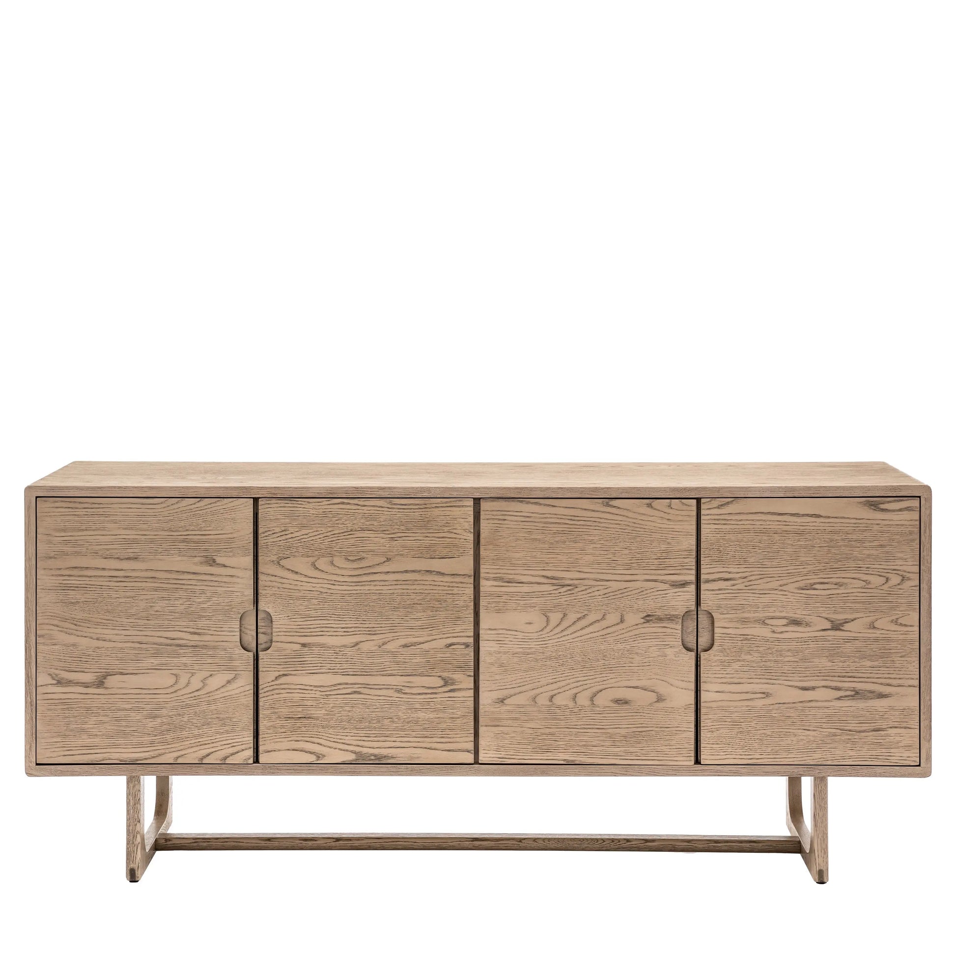 Crafton 4 Door Sideboard in Smoked Oak  Nicholas John Interiors