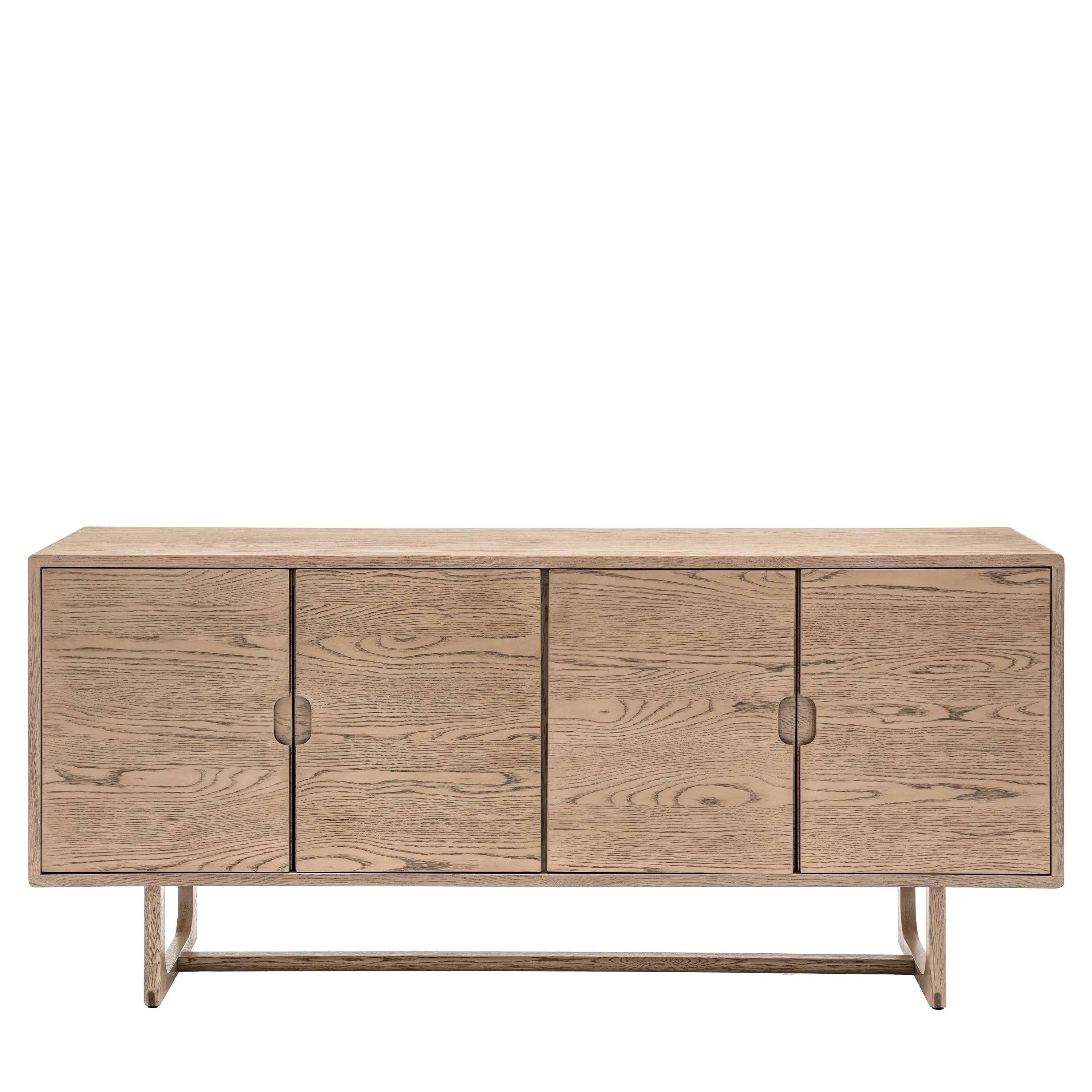Crafton 4 Door Sideboard in Smoked Oak  Nicholas John Interiors
