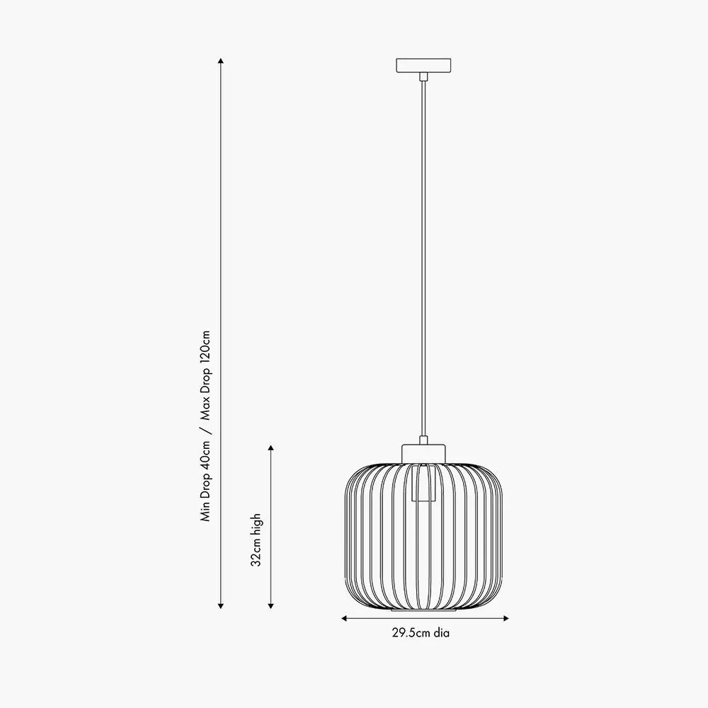 Dania Silver Metal Wire Pendant – Brushed Silver  Nicholas John Interiors