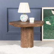 Dark Wooden Puddle Side Table   Nicholas John Interiors