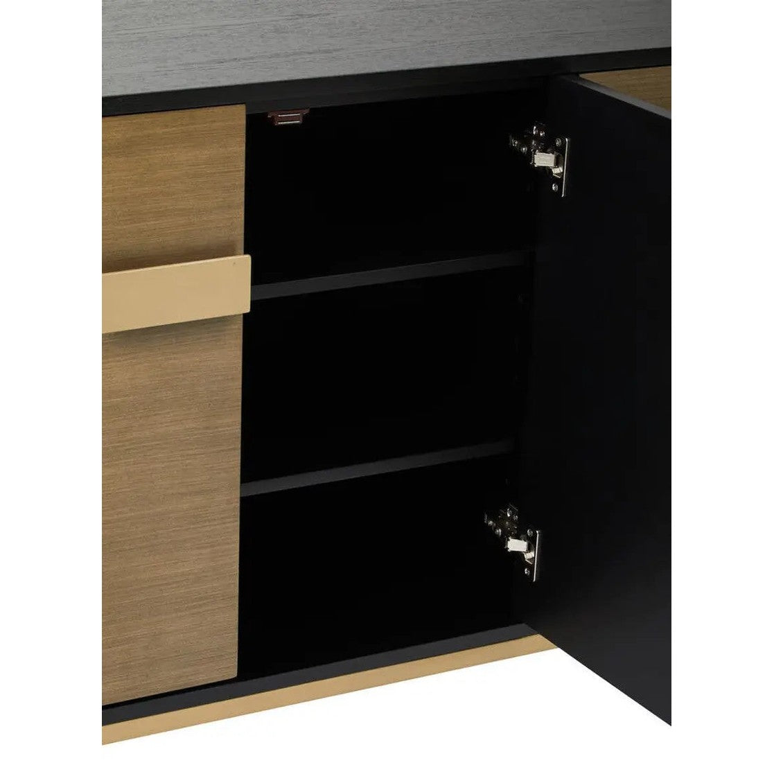 Davaro Black and Gold 4 Door Sideboard
