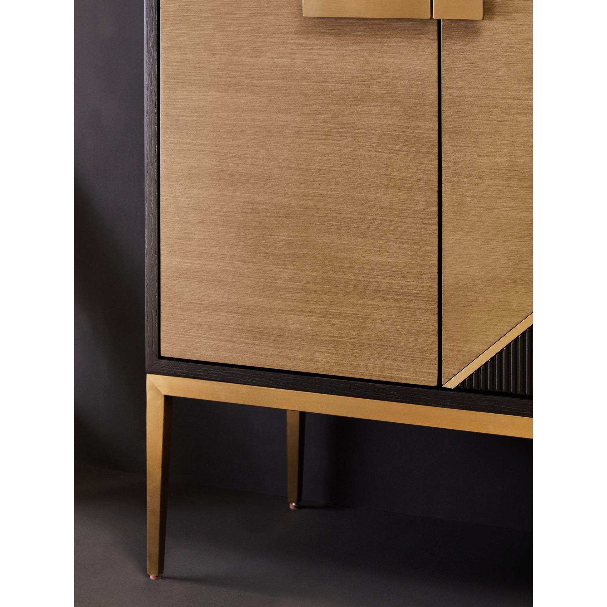 Davaro Black And Grey Sideboard  Nicholas John Interiors