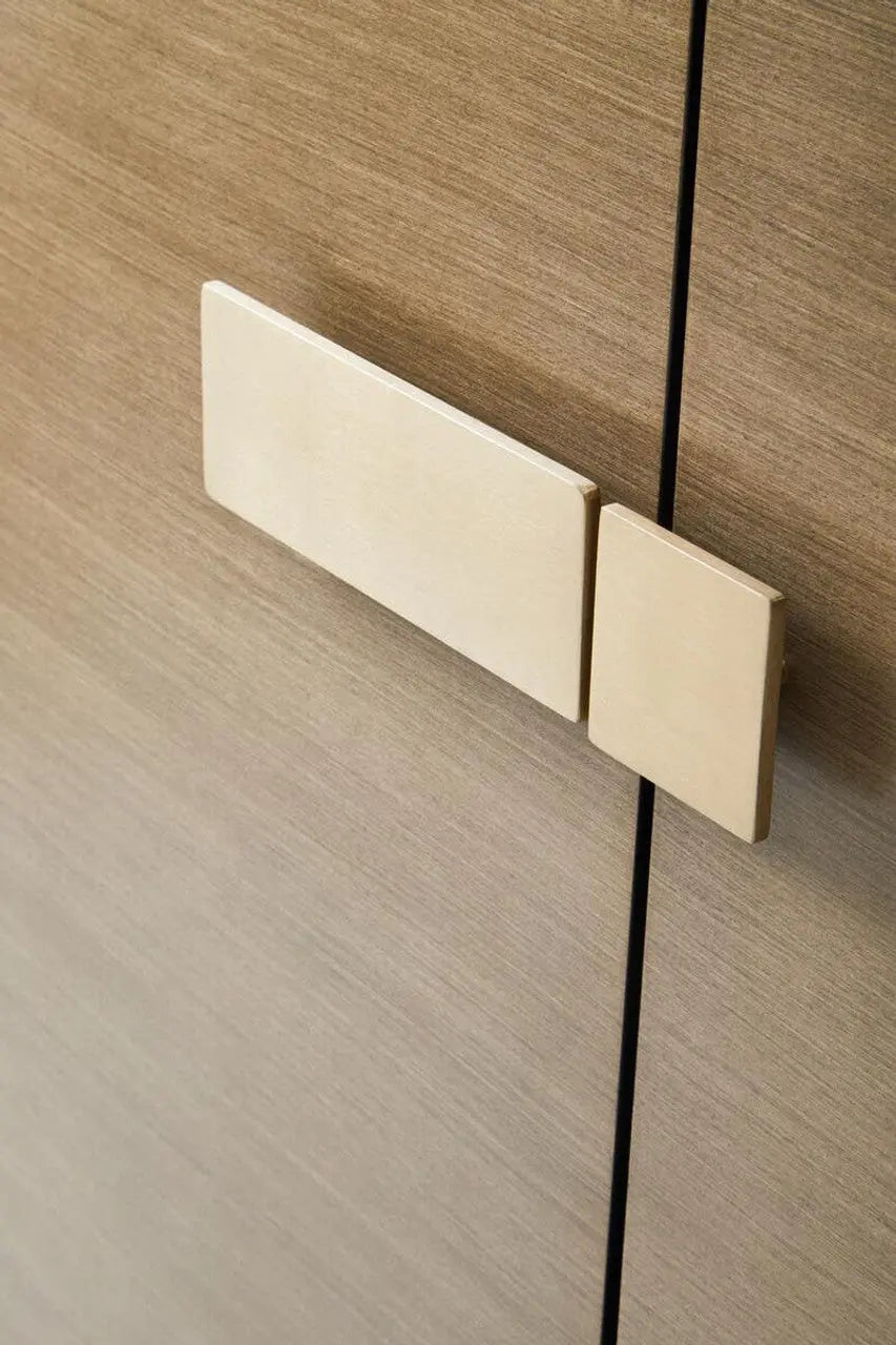 Davaro Black and Gold 4 Door Sideboard  Nicholas John Interiors