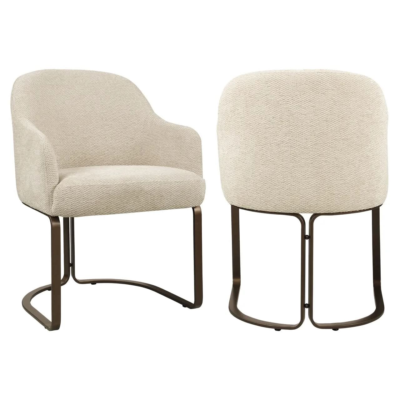 Richmond Interiors Hadley Natural Boldweave Dining Chair   Nicholas John Interiors