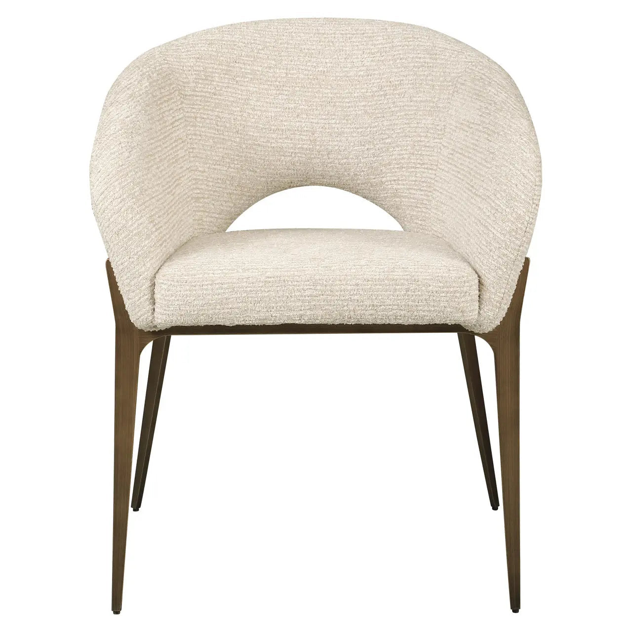 Richmond Interiors Kenzi Natural Linear Dining Chair   Nicholas John Interiors