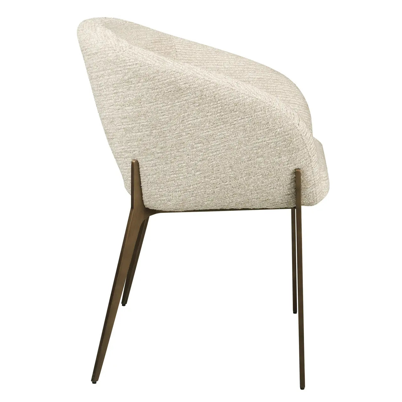 Richmond Interiors Kenzi Natural Linear Dining Chair   Nicholas John Interiors
