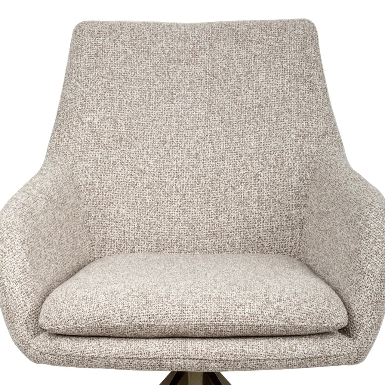 Richmond Interiors Lisonne Cayenne Brown Swivel Dining chair   Nicholas John Interiors