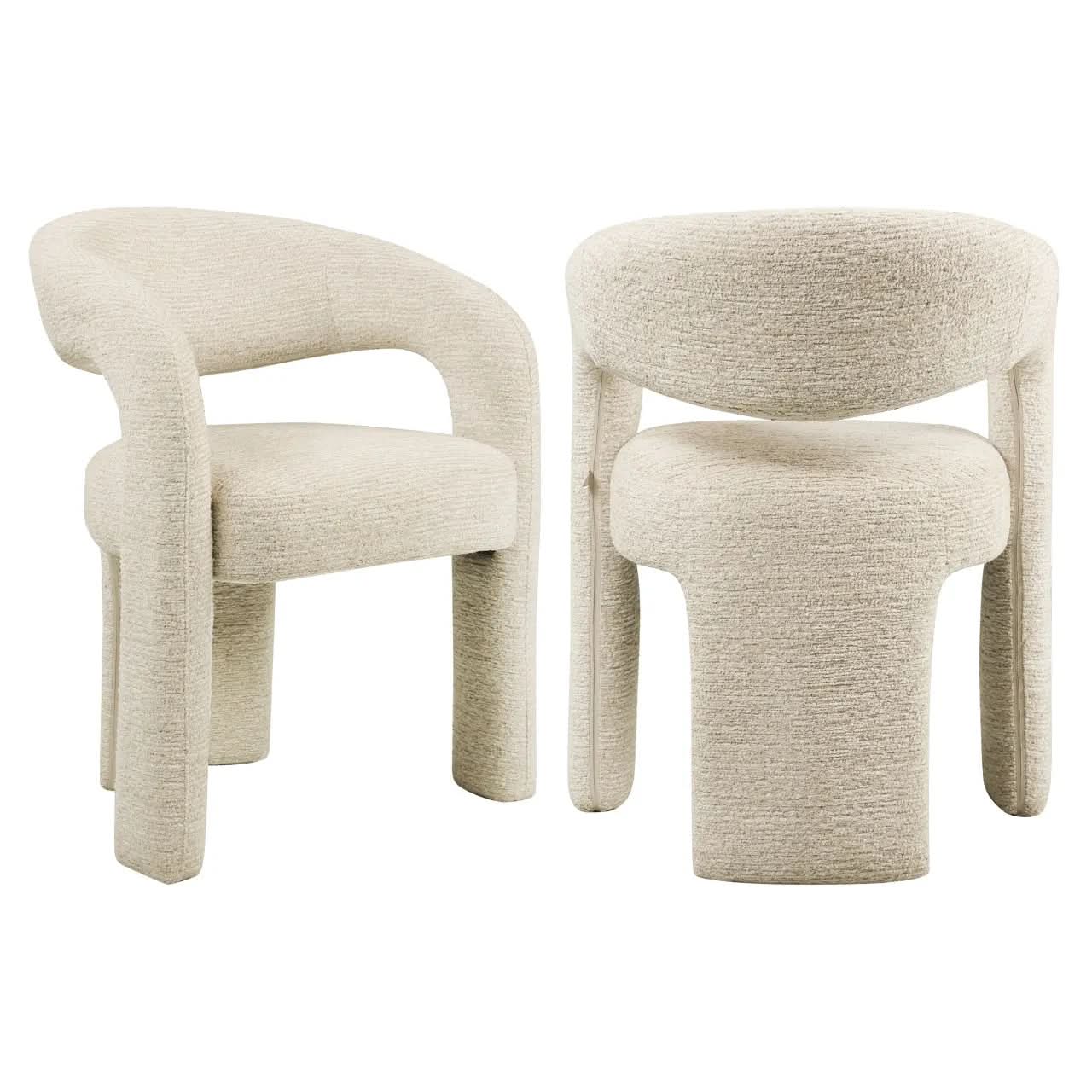 Richmond Interiors Soho Natural Linear Dining Chair   Nicholas John Interiors