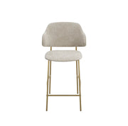 Ashford & Grey Dorchester Wheat and Gold Counter Stool