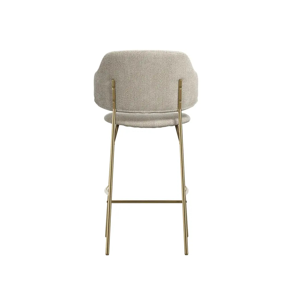 Ashford & Grey Dorchester Wheat and Gold Counter Stool