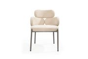Tommy Franks Dream Dining Chair - Embley Bouclé Taupe   Nicholas John Interiors