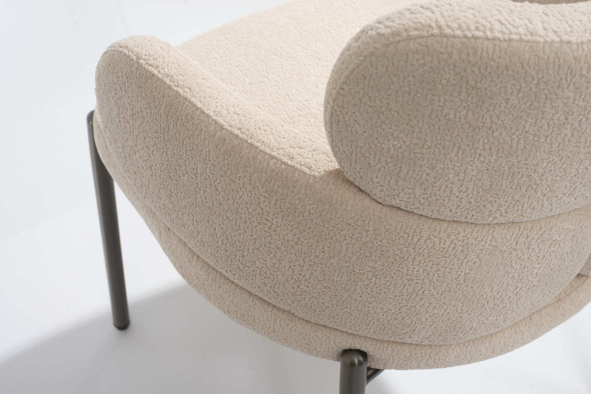 Tommy Franks Dream Dining Chair - Embley Bouclé Taupe