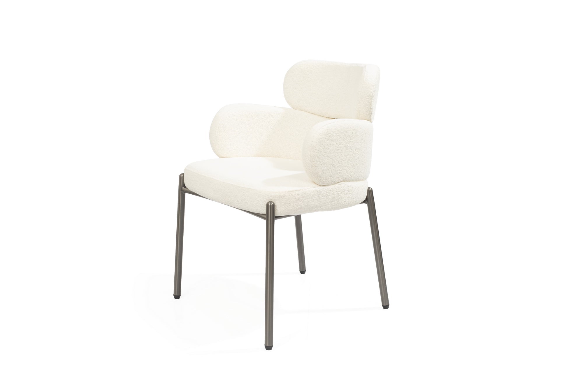 Tommy Franks Dream Dining Chair - Embley Bouclé White