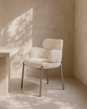 Tommy Franks Dream Dining Chair - Embley Bouclé Taupe