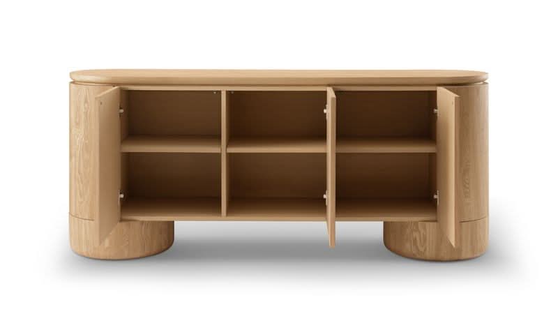 Berwick Buffet - Ash Oak - 3 Door   Nicholas John Interiors