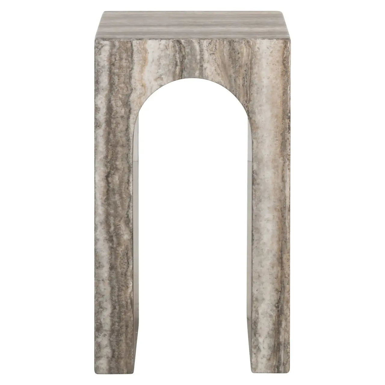 Dulce Grey End Table   Nicholas John Interiors