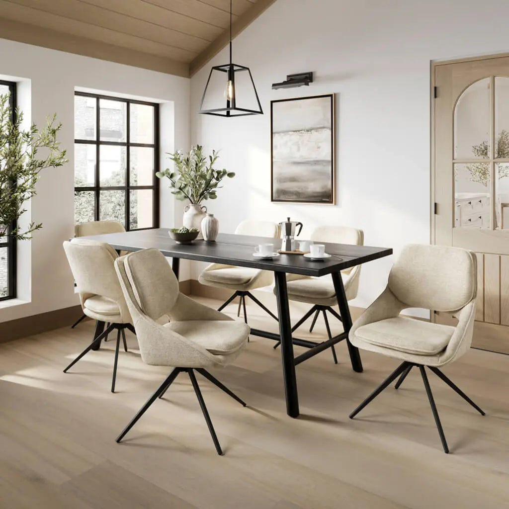 Edisto Off-White Dining Chair   Nicholas John Interiors