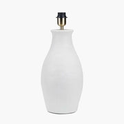Eirene White Textured Stoneware Table Lamp Base  Nicholas John Interiors