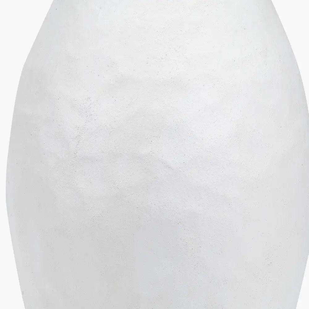 Eirene White Textured Stoneware Table Lamp Base  Nicholas John Interiors