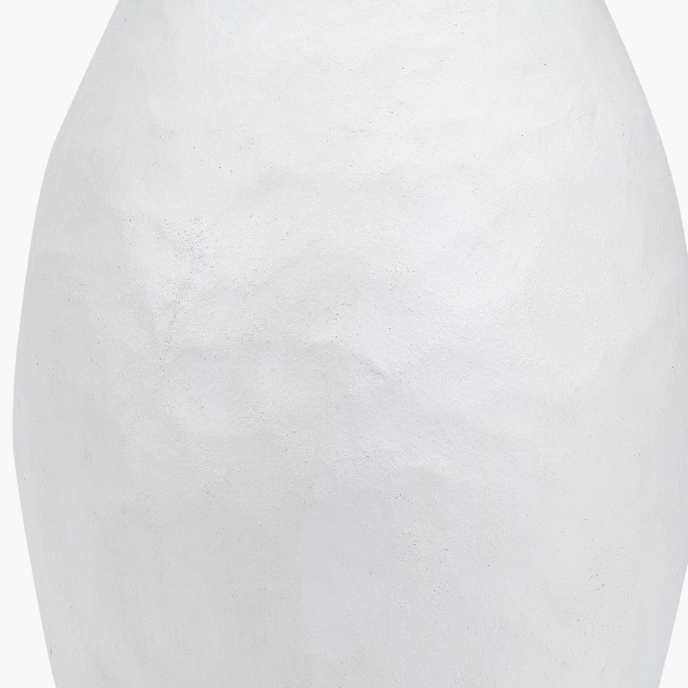 Eirene White Textured Stoneware Table Lamp Base  Nicholas John Interiors