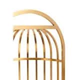 Elina Brushed Gold Dome Cage Chair   Nicholas John Interiors